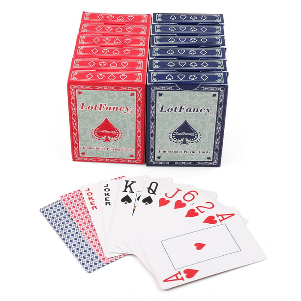 Classic Game Collection Poker Size 12 Decks Playing Cards 